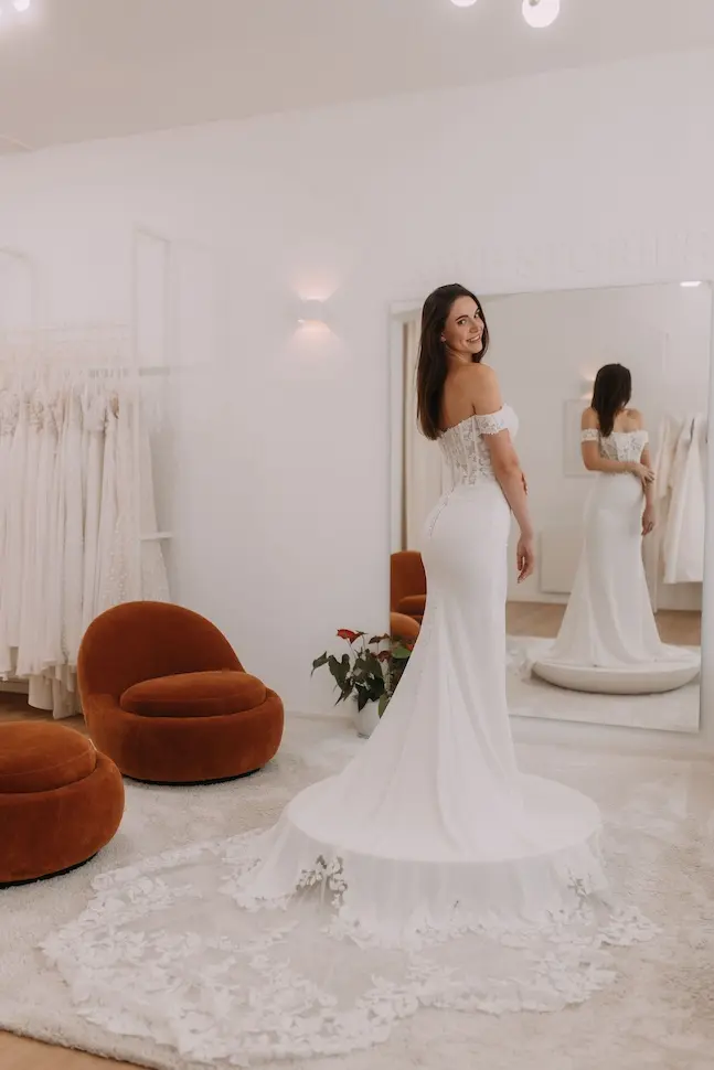 Brautkleidanprobe